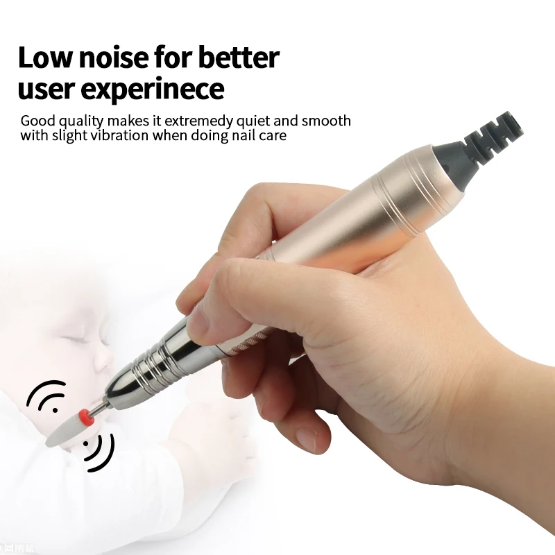 Electric Nail Drill Machine 35000 RPM File HD Display Metal Tools Manicure Bits Polisher | Красота и здоровье