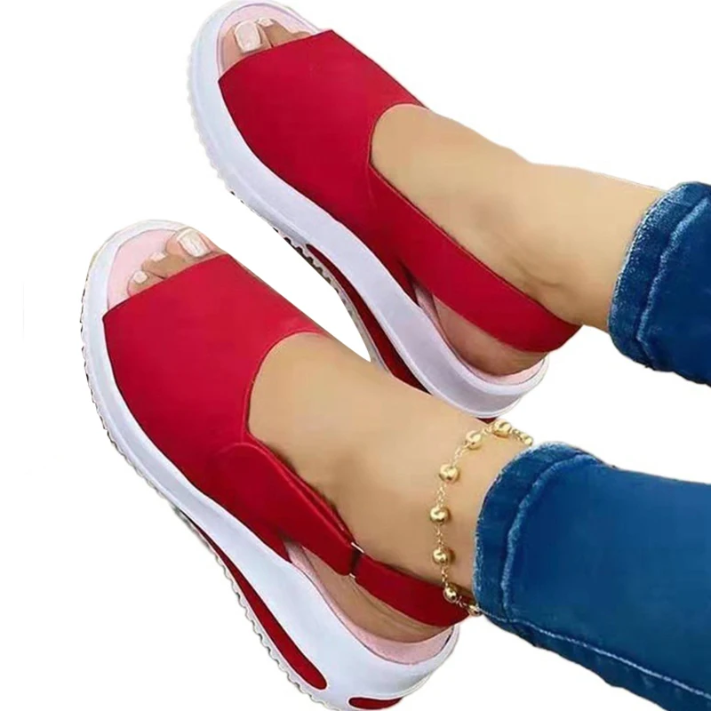 Shoes Women Platform Sandals 2021 Stretch Fabric Summer Women's Comfort Walking Ladies Sandalias Female Casual Footwear
Shoes Women Platform Sandals 2021 Stretch Fabric Summer Women's Comfort Walking Ladies Sandalias Female Casual Footwear