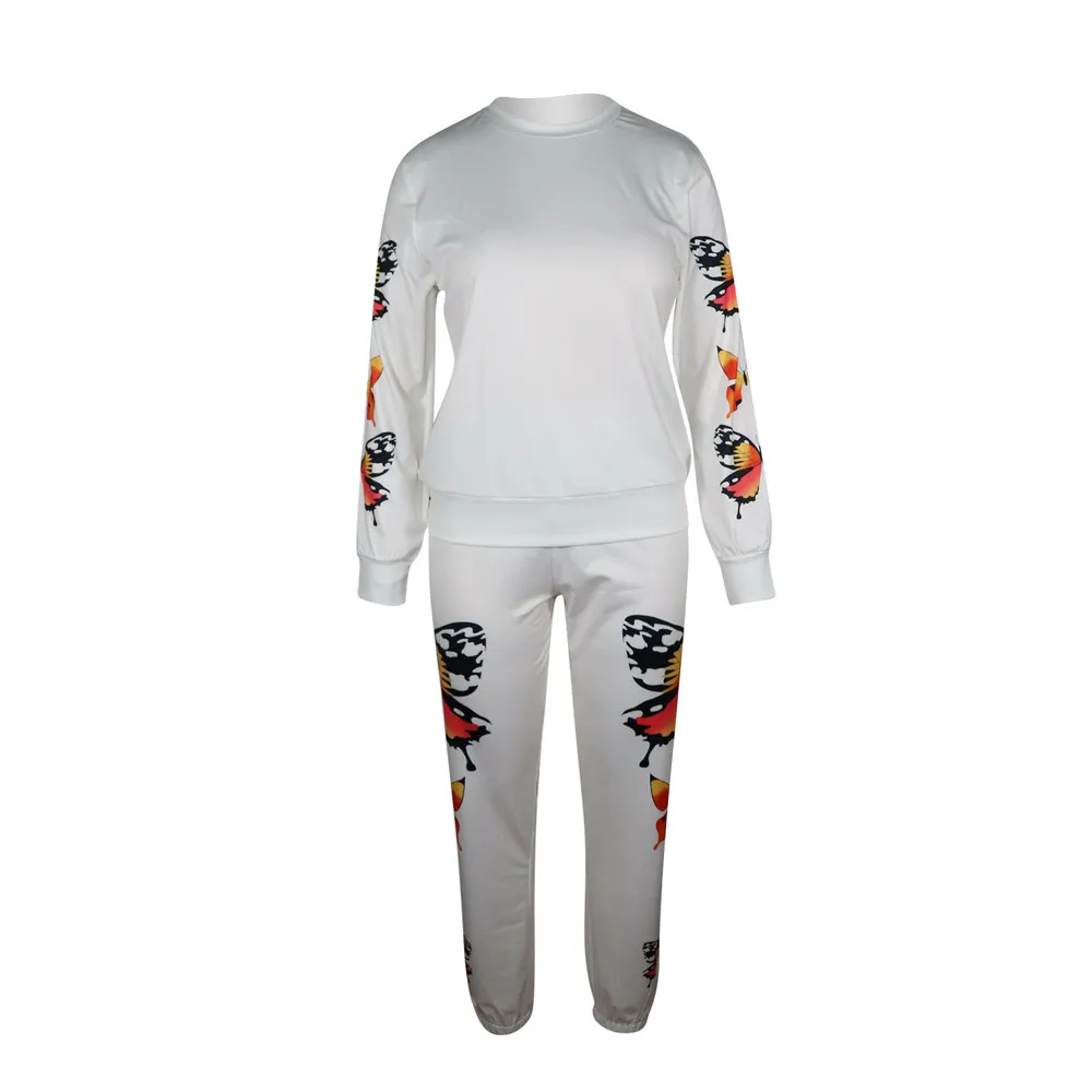 Womens Sets Casual Butterfly Print Sweatsuits O-neck Long Sleeve Hoodie Sweatshirt and Jogger Sweatpant Two Piece Sport Outfits
Womens Sets Casual Butterfly Print Sweatsuits O-neck Long Sleeve Hoodie Sweatshirt and Jogger Sweatpant Two Piece Sport Outfits
