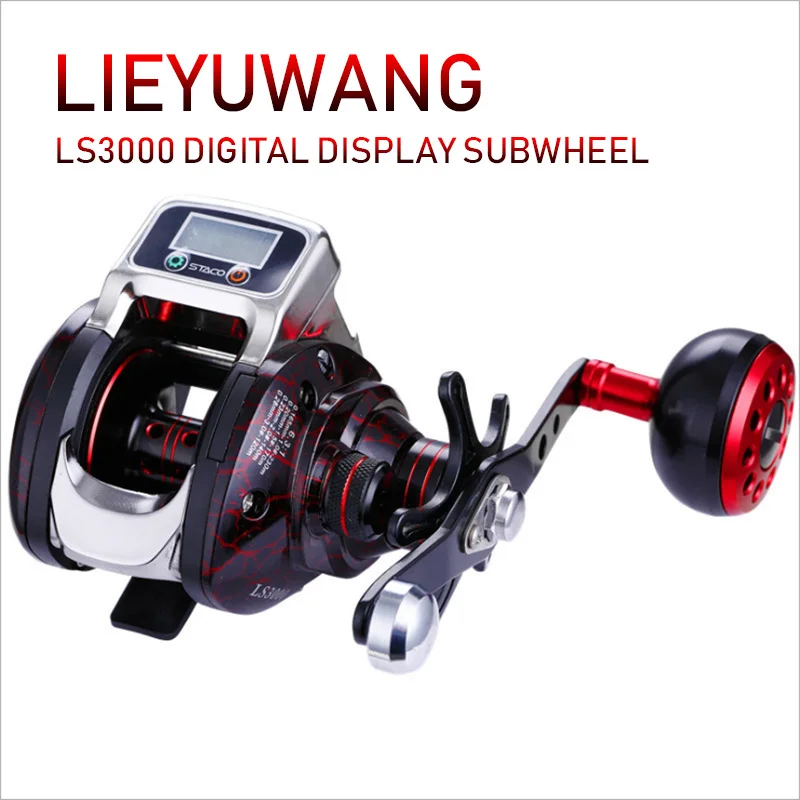 LIEYUWANG LS Digital Display Fishing Reel with Battery Bait Casting Count 6.3: 1 Fishing Wheel
LIEYUWANG LS Digital Display Fishing Reel with Battery Bait Casting Count 6.3: 1 Fishing Wheel