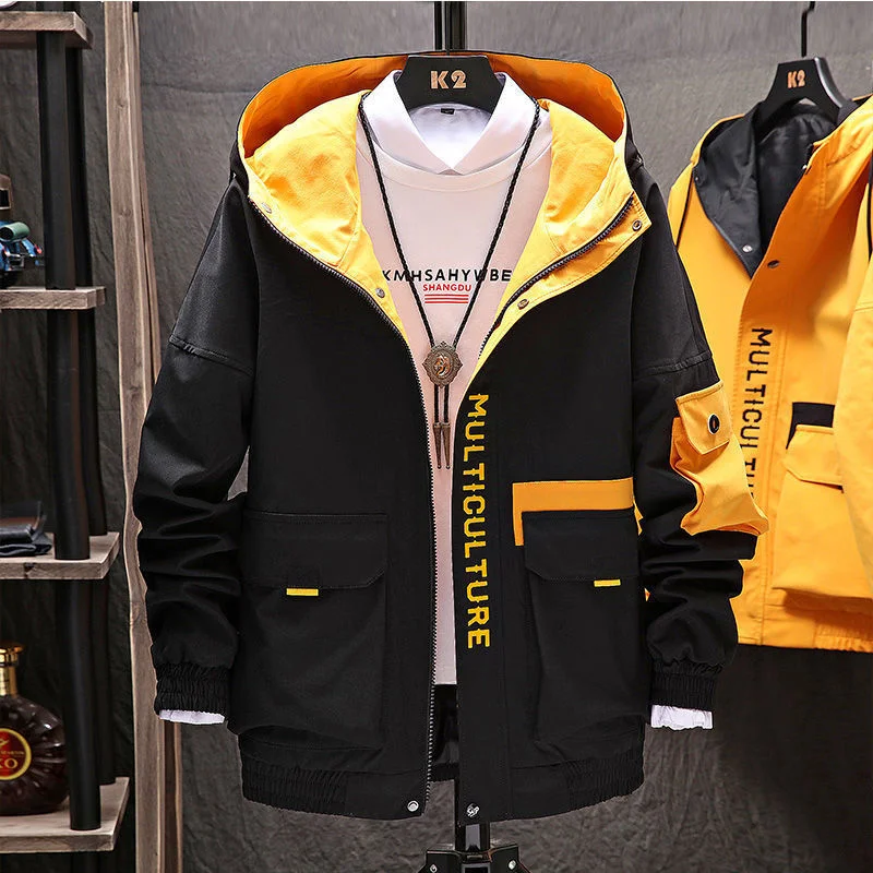 2021 Men's Fashion Jacket Trend Korean Men's Jacket Street Hip Hop Jacket Baseball Jacket Men's Casual Jogging
2021 Men's Fashion Jacket Trend Korean Men's Jacket Street Hip Hop Jacket Baseball Jacket Men's Casual Jogging