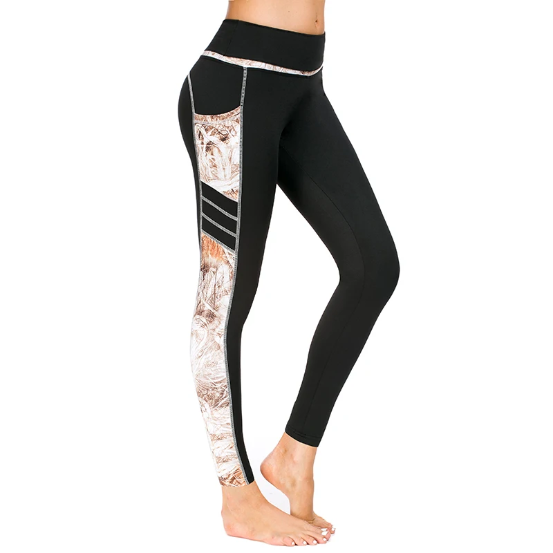 High Waisted Women Yoga Pants Leggings with Side Pockets Tummy Control Workout Running Sports Daily Light Brown Theme Pattern
High Waisted Women Yoga Pants Leggings with Side Pockets Tummy Control Workout Running Sports Daily Light Brown Theme Pattern