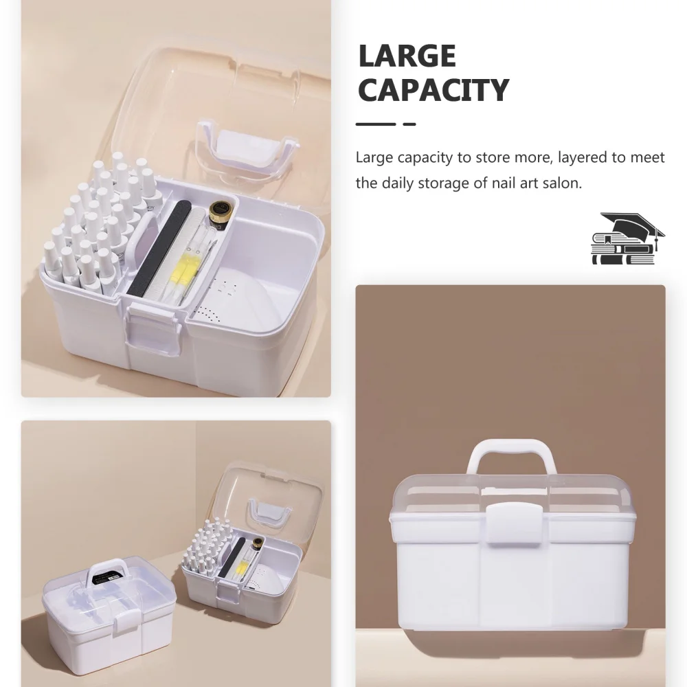 1pc Professional Fingernail Art Toolbox Nail Care Tool Box Manicure Salon Supply
1pc Professional Fingernail Art Toolbox Nail Care Tool Box Manicure Salon Supply