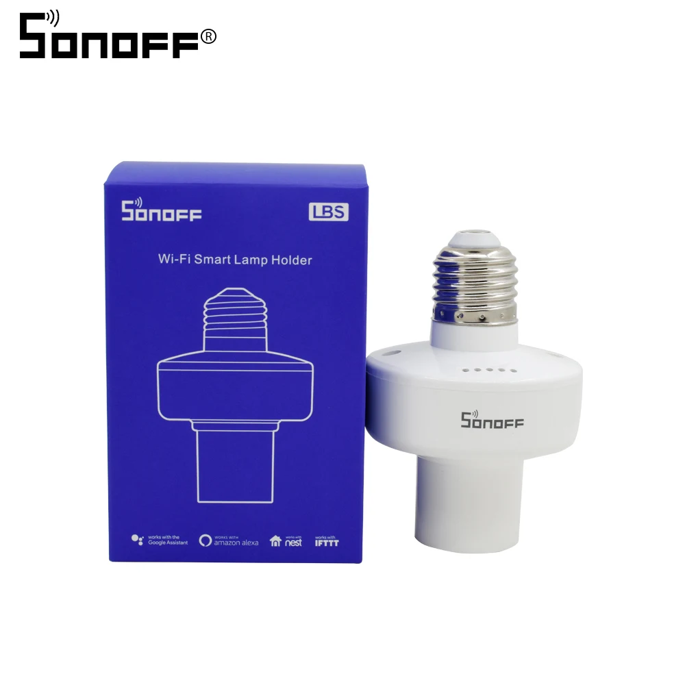 

SONOFF Slampher E27 Wifi RF 433MHZ Wireless Remote Control Timing Bulb Light Lamp Holder Smart work with Google Home Alexa Nest