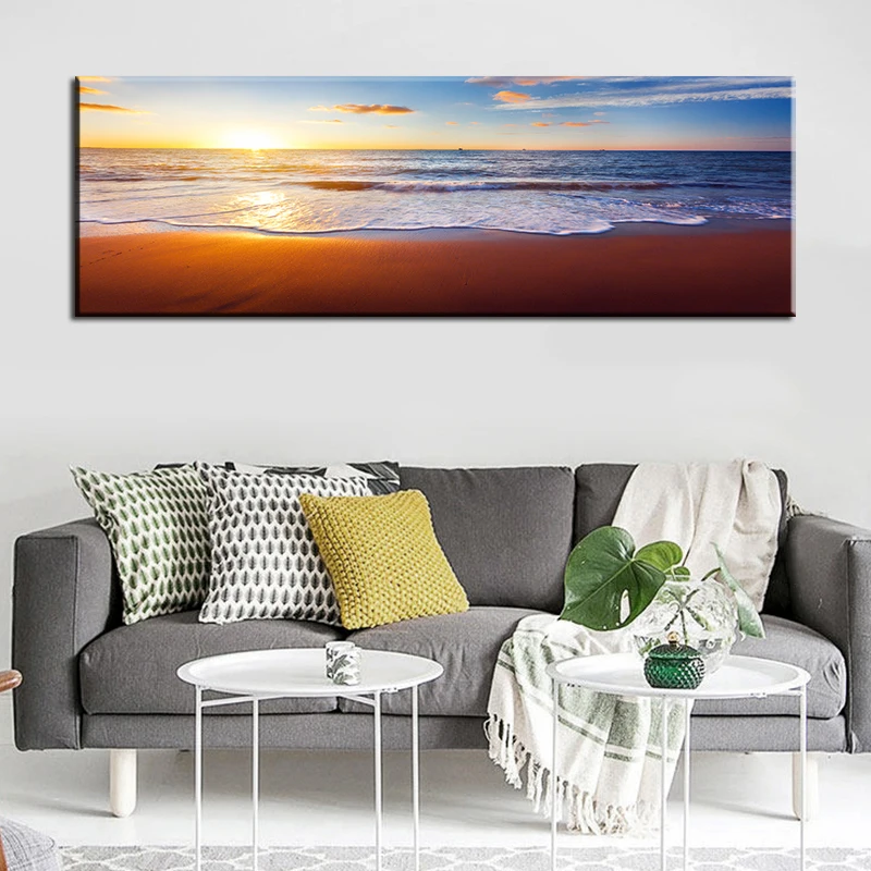 Natural Gold Beach Sunset Landscape Posters and Prints Canvas Painting Scandinavian Wall Art Picture for Living Room(No Frame)
Natural Gold Beach Sunset Landscape Posters and Prints Canvas Painting Scandinavian Wall Art Picture for Living Room(No Frame)