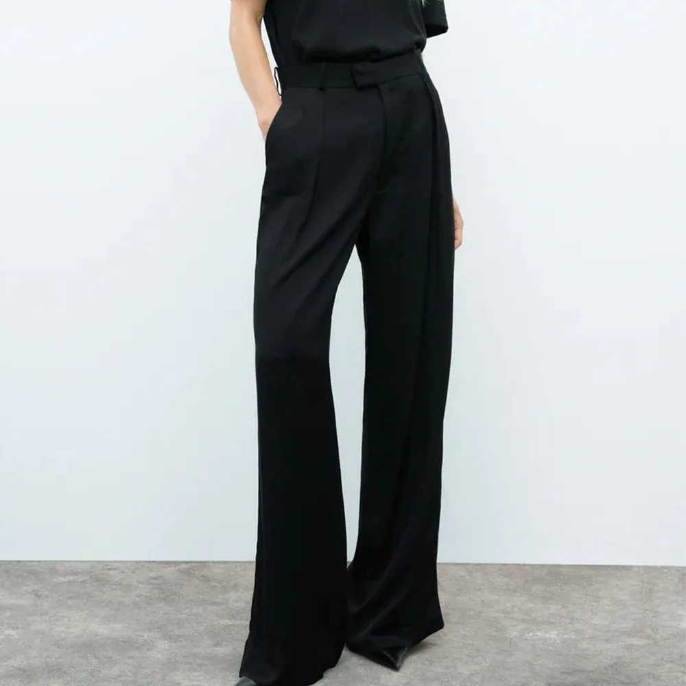 BM UR HM ZA women's 2021 early autumn new fashion all-match high-waist casual slim-fitting wide-leg pants women's trousers
BM UR HM ZA women's 2021 early autumn new fashion all-match high-waist casual slim-fitting wide-leg pants women's trousers