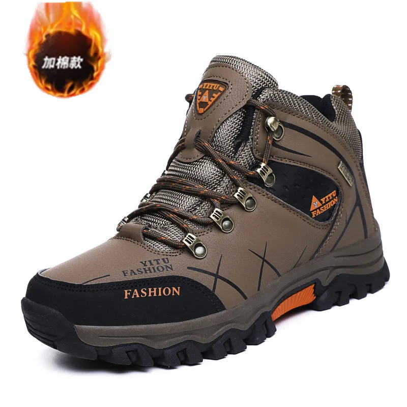 Brand Men's Winter Boots Warm Men's Snow Boots High Quality Leather Waterproof Men Sneakers Outdoor Men Hiking Boots Work Shoes
Brand Men's Winter Boots Warm Men's Snow Boots High Quality Leather Waterproof Men Sneakers Outdoor Men Hiking Boots Work Shoes
