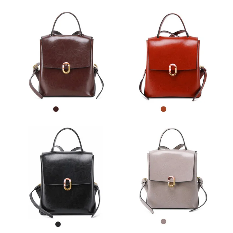 Vintage Women's Real Leather New Big Backpack Shoulder Bag High Quality Lady Solid Back Pack Rucksack Backpacks Female Travel
Vintage Women's Real Leather New Big Backpack Shoulder Bag High Quality Lady Solid Back Pack Rucksack Backpacks Female Travel