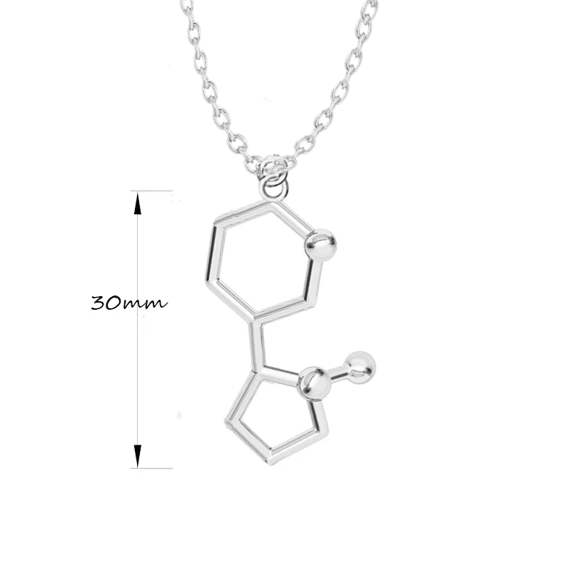 Nicotine Molecule Necklace Initial Chemistry Graduation Science Fashion Pendant Jewelry With 50cm Chain
Nicotine Molecule Necklace Initial Chemistry Graduation Science Fashion Pendant Jewelry With 50cm Chain