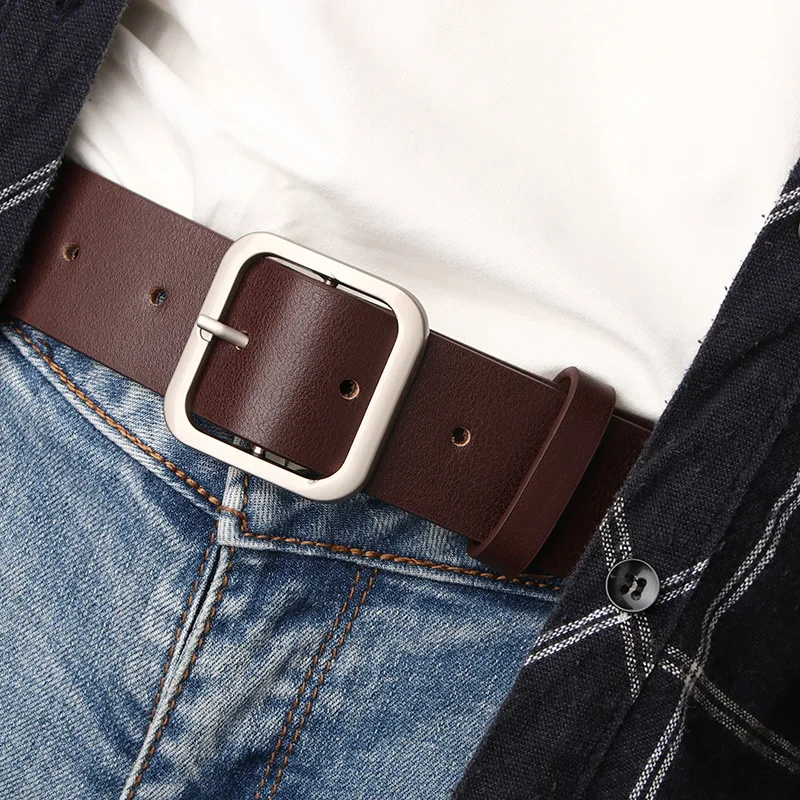 Ladies PU Leather Wide Belts New Square Pin Buckle Belts For Women Gold Alloy Buckle Designer Belt For Jeans Student Waistband
Ladies PU Leather Wide Belts New Square Pin Buckle Belts For Women Gold Alloy Buckle Designer Belt For Jeans Student Waistband