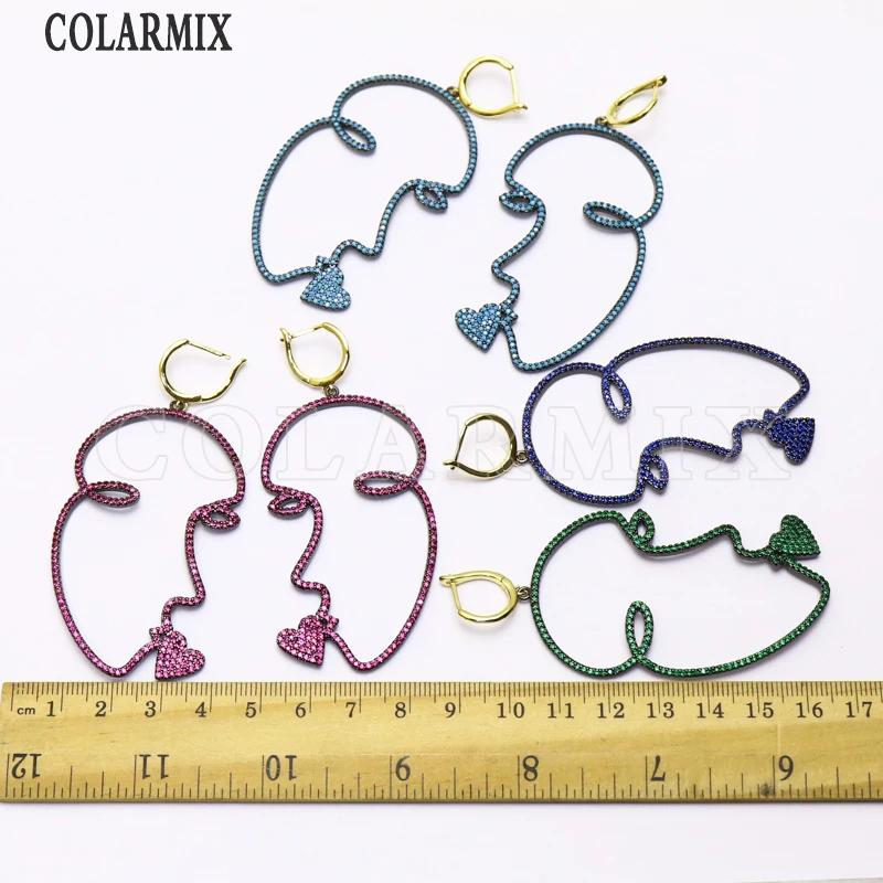 5 pairs zircon earrings zircon stone jewelry drop earring mix colors earrings fashion jewelry for women 51063
5 pairs zircon earrings zircon stone jewelry drop earring mix colors earrings fashion jewelry for women 51063