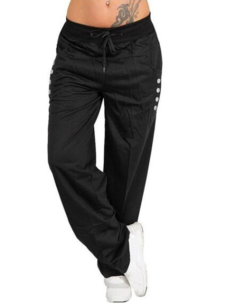 Autumn Winter Plus Size S-5XL Casual Loose Sport Pants Sweatpants Wide Leg High Waist Lace Up Straight Joggers Trousers
Autumn Winter Plus Size S-5XL Casual Loose Sport Pants Sweatpants Wide Leg High Waist Lace Up Straight Joggers Trousers