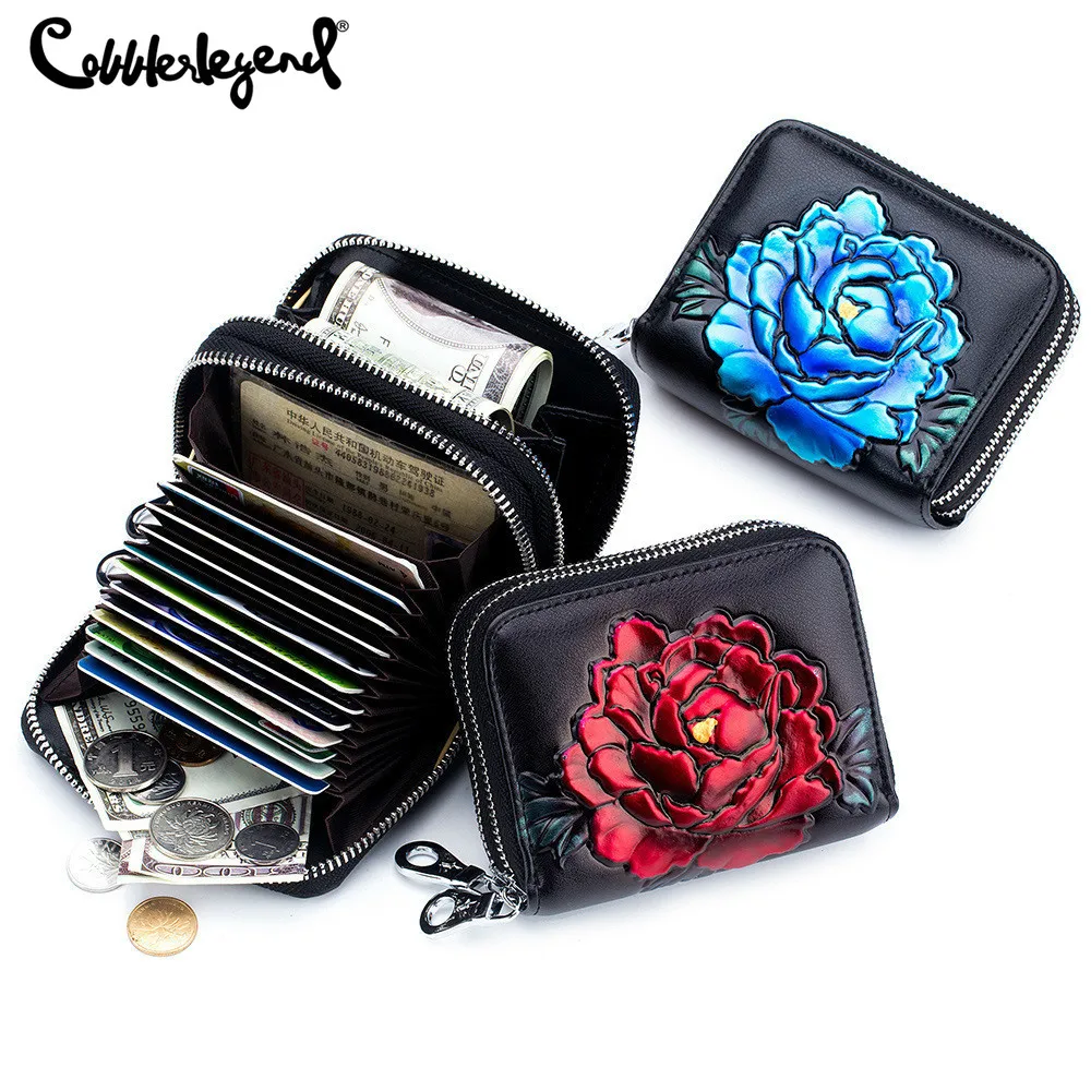 Women Wallet Genuine Leather Coin Purse Small Clutch Bag Rfid Female Card Holder Money Pocket Women Rose Pattern Wallets
Women Wallet Genuine Leather Coin Purse Small Clutch Bag Rfid Female Card Holder Money Pocket Women Rose Pattern Wallets