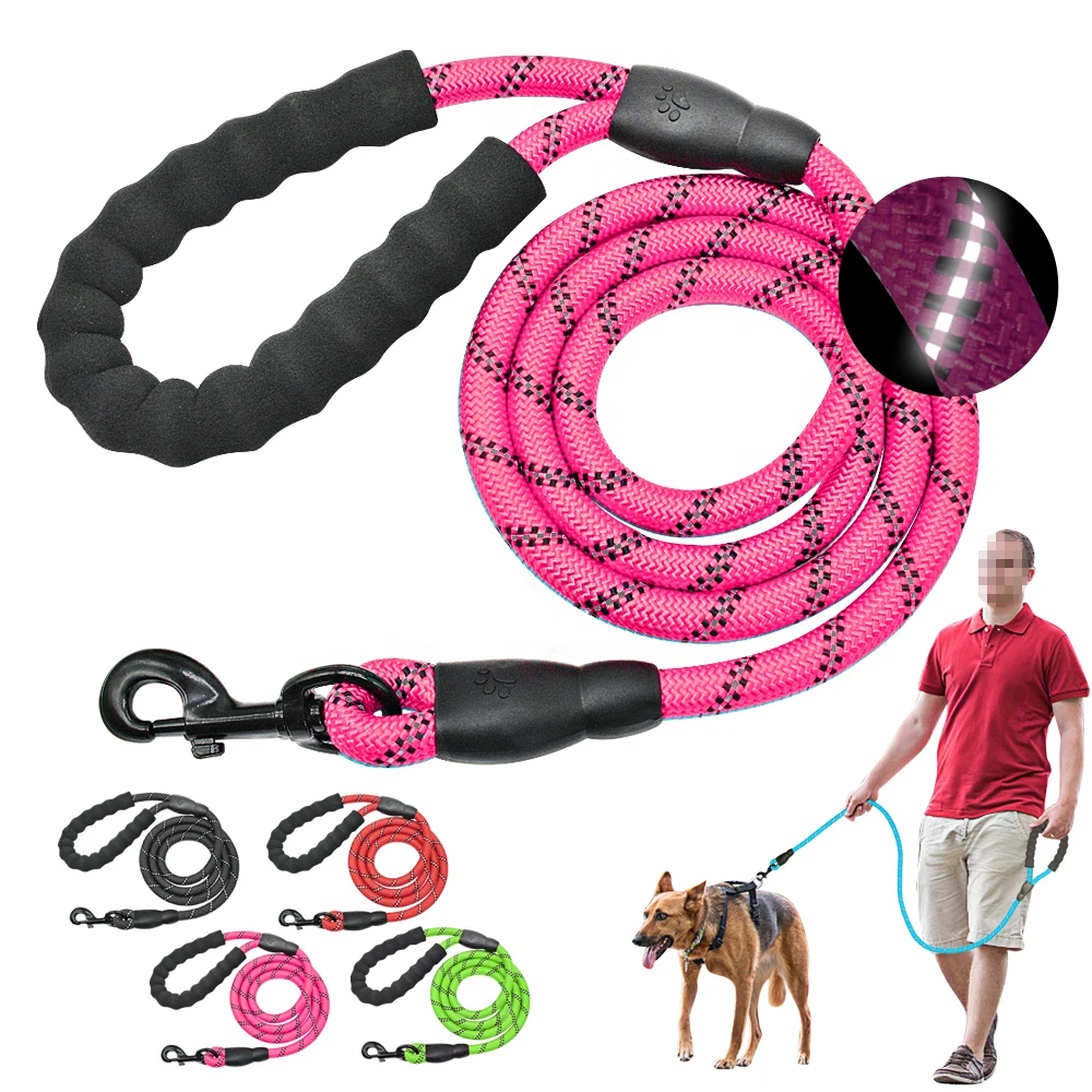Reflective Dog Pet Leash Rope Nylon Small Dogs Puppy Leashes 150cm Long Heavy Duty Large Dog Lead Red Blue Pink Green Black
Reflective Dog Pet Leash Rope Nylon Small Dogs Puppy Leashes 150cm Long Heavy Duty Large Dog Lead Red Blue Pink Green Black