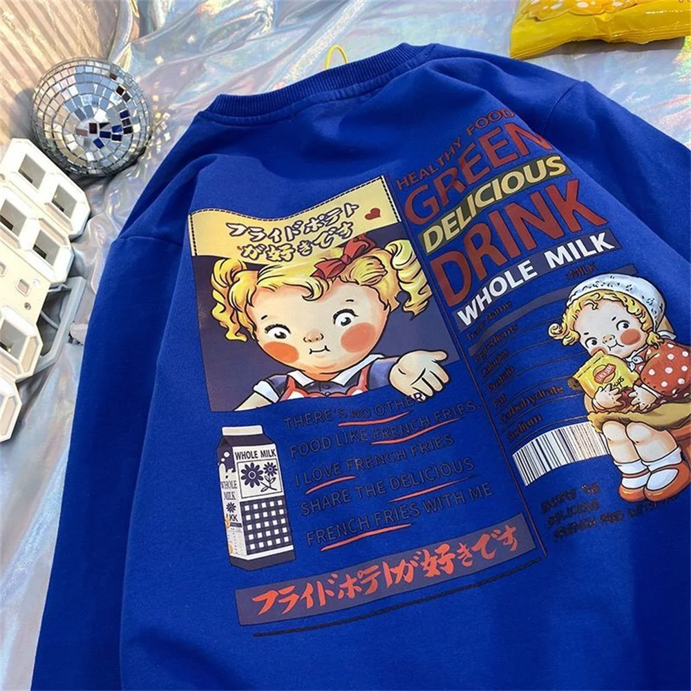 Модная женская толстовка Klein в стиле Харадзюку синего цвета с капюшоном и принтом для девушек, свободный осенний пуловер, женская одежда с к...
Модная женская толстовка Klein в стиле Харадзюку синего цвета с капюшоном и принтом для девушек, свободный осенний пуловер, женская одежда с к...