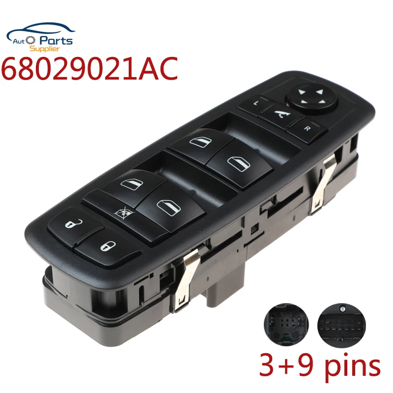 68029021AC Front Left Side Electric Power Window Switch With Folding For Dodge Chrysler Caravan 2008 2009 68029021AA 68029021AB
68029021AC Front Left Side Electric Power Window Switch With Folding For Dodge Chrysler Caravan 2008 2009 68029021AA 68029021AB