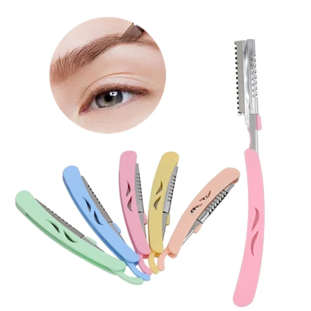 Portable Stainless Steel Manual Makeup Tools Razor Women's Shaver Household Shave Eyebrow Trimmer Knife Cosmetic Cutting Tool
Portable Stainless Steel Manual Makeup Tools Razor Women's Shaver Household Shave Eyebrow Trimmer Knife Cosmetic Cutting Tool