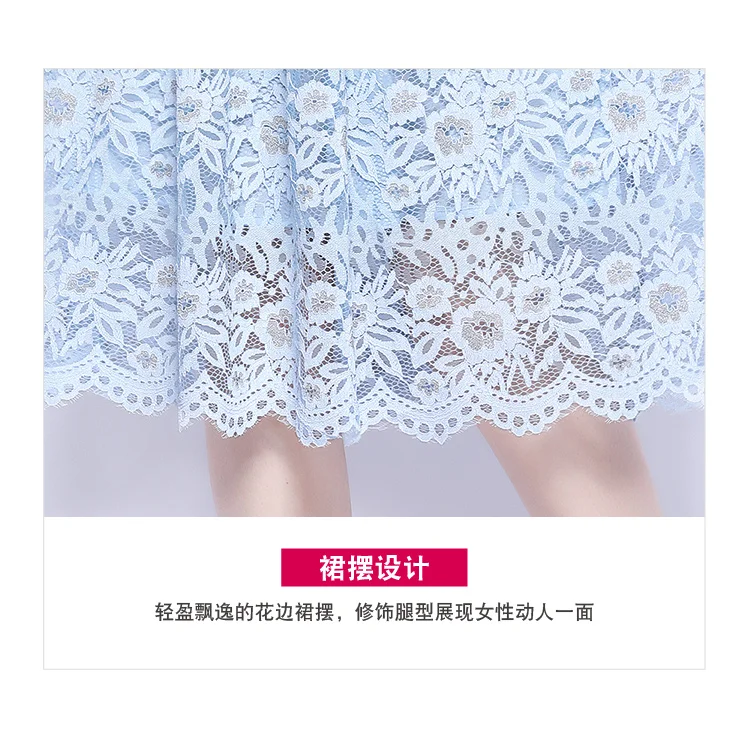 Petal Sleeve Summer Lace Dresses Mid-Calf Street Style Party Night Club Sexy Dresses O Neck Short Sleeve Blue Dress for Women
Petal Sleeve Summer Lace Dresses Mid-Calf Street Style Party Night Club Sexy Dresses O Neck Short Sleeve Blue Dress for Women