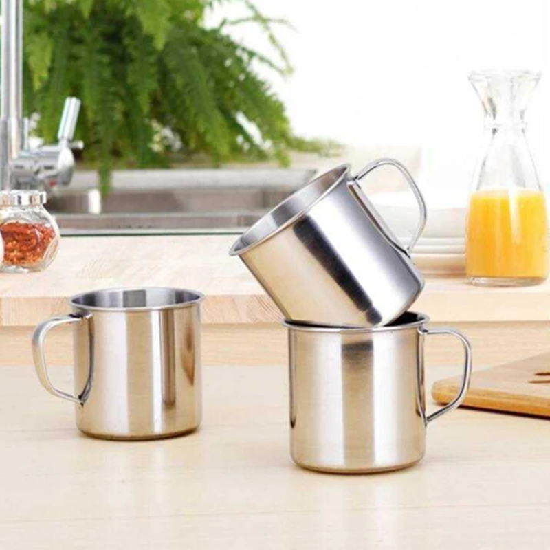 1/3/6pcs Kitchen Product Outdoor Camping Hiking Tea Mug Cup Stainless Steel Coffee Cup Office School Gift Useful Tools For Party
1/3/6pcs Kitchen Product Outdoor Camping Hiking Tea Mug Cup Stainless Steel Coffee Cup Office School Gift Useful Tools For Party