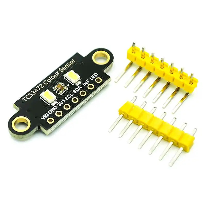 10Pcs TCS34725 TCS3472 Color Sensor RGB Sensor Recognition Module Diy Kit Electronic PCB Board RGB IIC For Arduino STM32
10Pcs TCS34725 TCS3472 Color Sensor RGB Sensor Recognition Module Diy Kit Electronic PCB Board RGB IIC For Arduino STM32