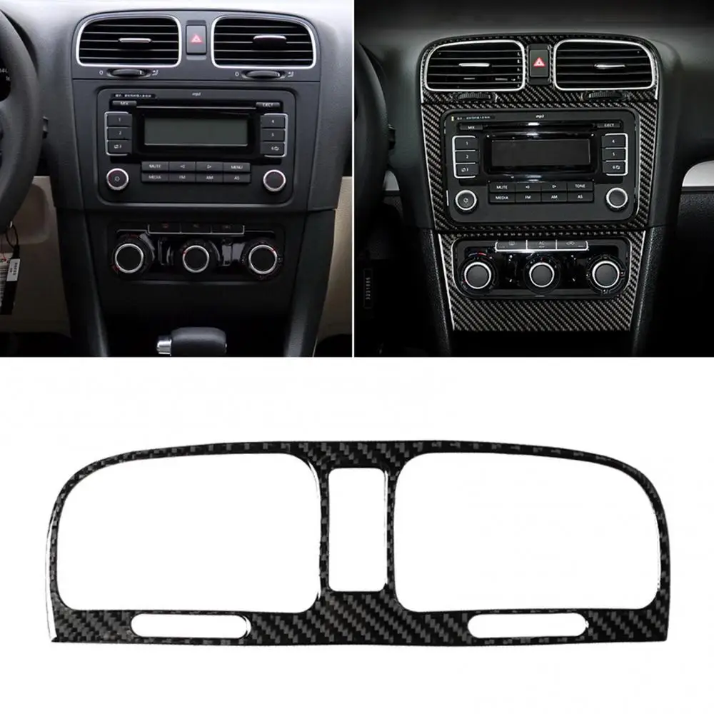 Carbon Fiber Car Central Control Air Outlet Sticker for VW Golf 6 R MK6 08-12
Carbon Fiber Car Central Control Air Outlet Sticker for VW Golf 6 R MK6 08-12