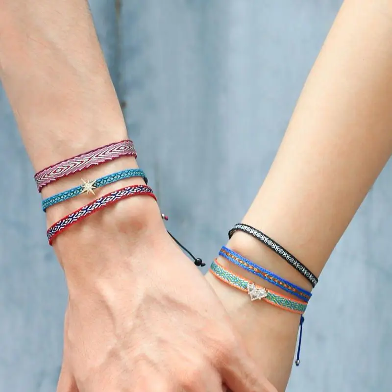 KELITCH New Rope Chain Women Bracelet Fashion Unisex Charm Handmade Cotton Bangle Gifts Jewelry Dropshipping Products Wholesale
KELITCH New Rope Chain Women Bracelet Fashion Unisex Charm Handmade Cotton Bangle Gifts Jewelry Dropshipping Products Wholesale