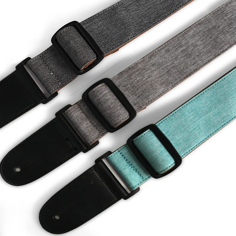 Canvas Guitar Strap Back Cow Leather Creative Solid Color Simple String Musical Instruments Accessories for Beginners Gifts 2021
Canvas Guitar Strap Back Cow Leather Creative Solid Color Simple String Musical Instruments Accessories for Beginners Gifts 2021