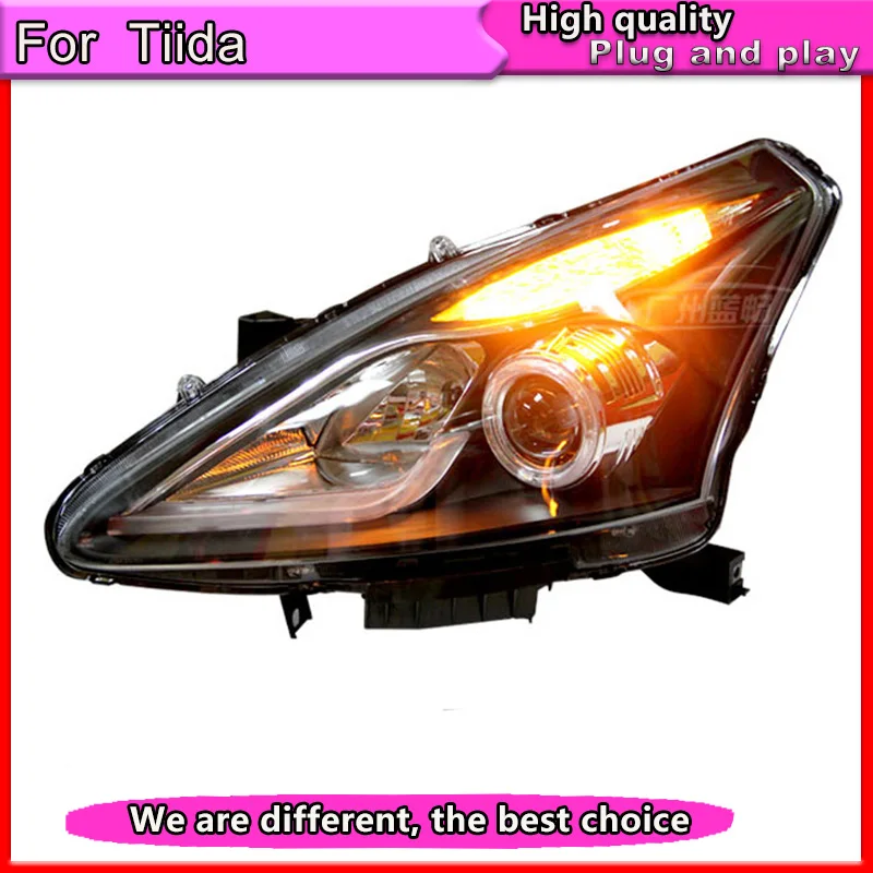Car Styling for Nissan Tiida Headlights 2011-2015 Tiida LED Headlight DRL Lens Double Beam H7 HID Xenon bi xenon lens
Car Styling for Nissan Tiida Headlights 2011-2015 Tiida LED Headlight DRL Lens Double Beam H7 HID Xenon bi xenon lens