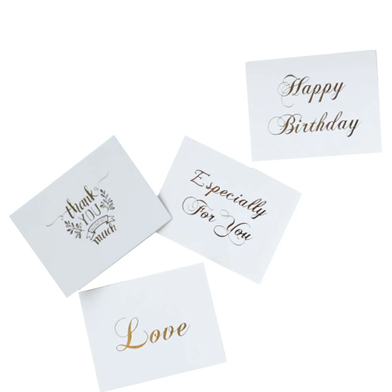 40pcs/lot White Bronzing Gift Gift Decoration Card Four Selection For School And Office Supply
40pcs/lot White Bronzing Gift Gift Decoration Card Four Selection For School And Office Supply