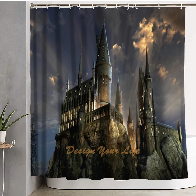 Magic Castle Wizard Hog-warts Halloween Night Moon Background Decors Shower Curtain for Bathroom
Magic Castle Wizard Hog-warts Halloween Night Moon Background Decors Shower Curtain for Bathroom