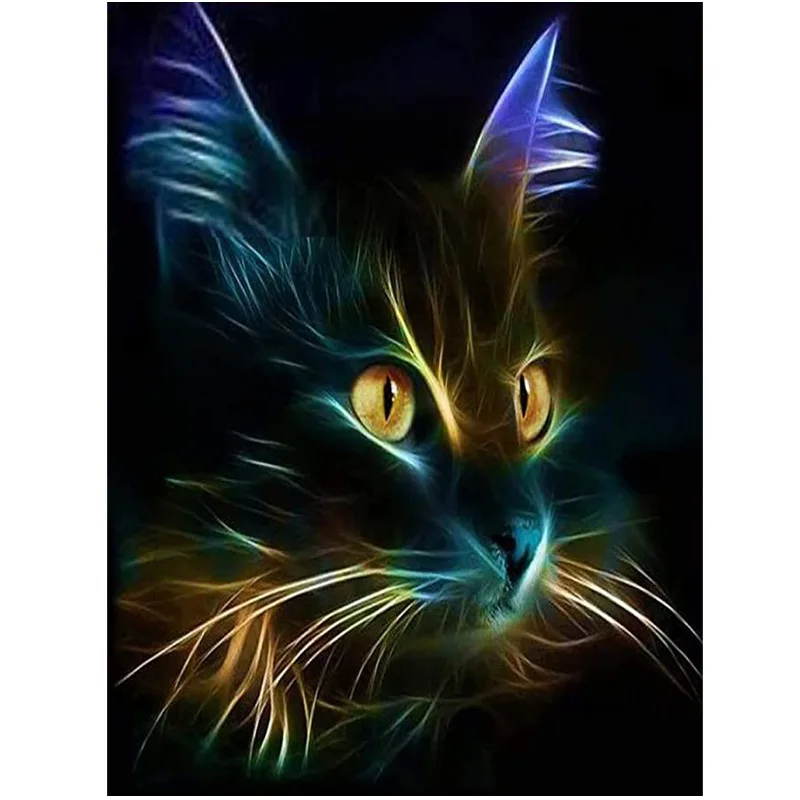 New DIY cartoon cat living room wall painting 5D 
New DIY cartoon cat living room wall painting 5D