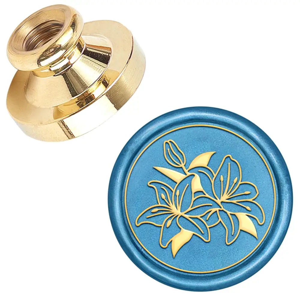 1 pc Wax Seal Brass Stamp Head with Engraving Logo for Wax Seal Stamp Round Flower Pattern 25.5x9.5mm Hole: 8mm
1 pc Wax Seal Brass Stamp Head with Engraving Logo for Wax Seal Stamp Round Flower Pattern 25.5x9.5mm Hole: 8mm