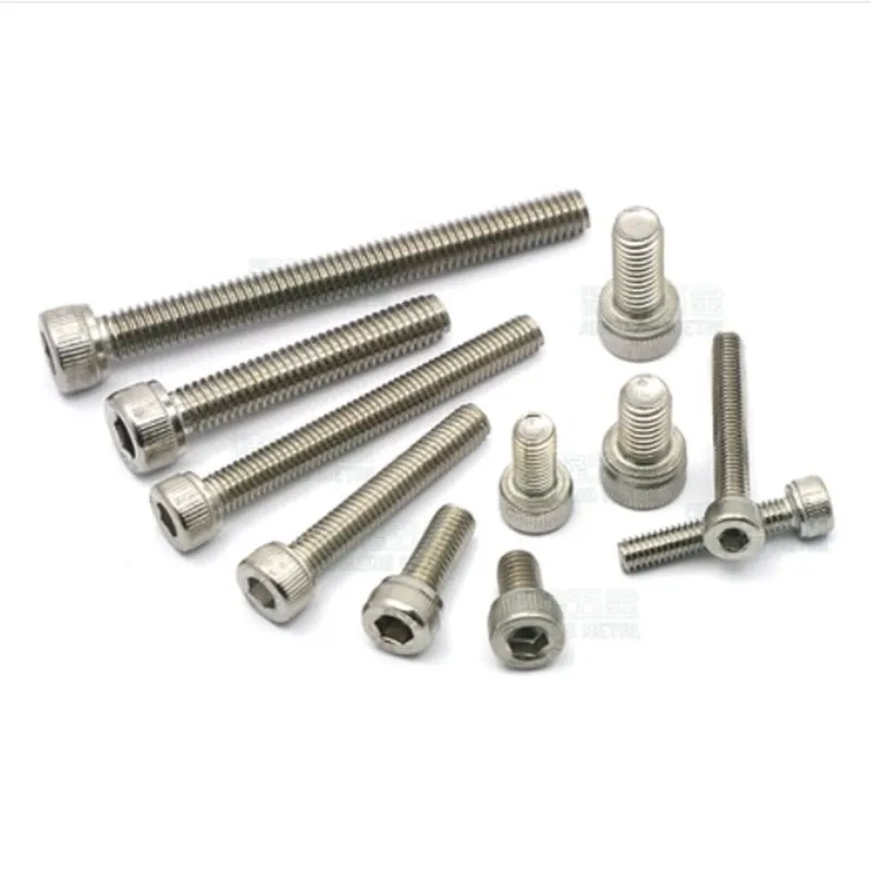 100/500pcs DIN912 304ss M3*4/5/6/8/10/12/16/18/20/25/30 to 100mm Stainless Steel 304 Hexagon Hex Socket Head Cap Screw
100/500pcs DIN912 304ss M3*4/5/6/8/10/12/16/18/20/25/30 to 100mm Stainless Steel 304 Hexagon Hex Socket Head Cap Screw
