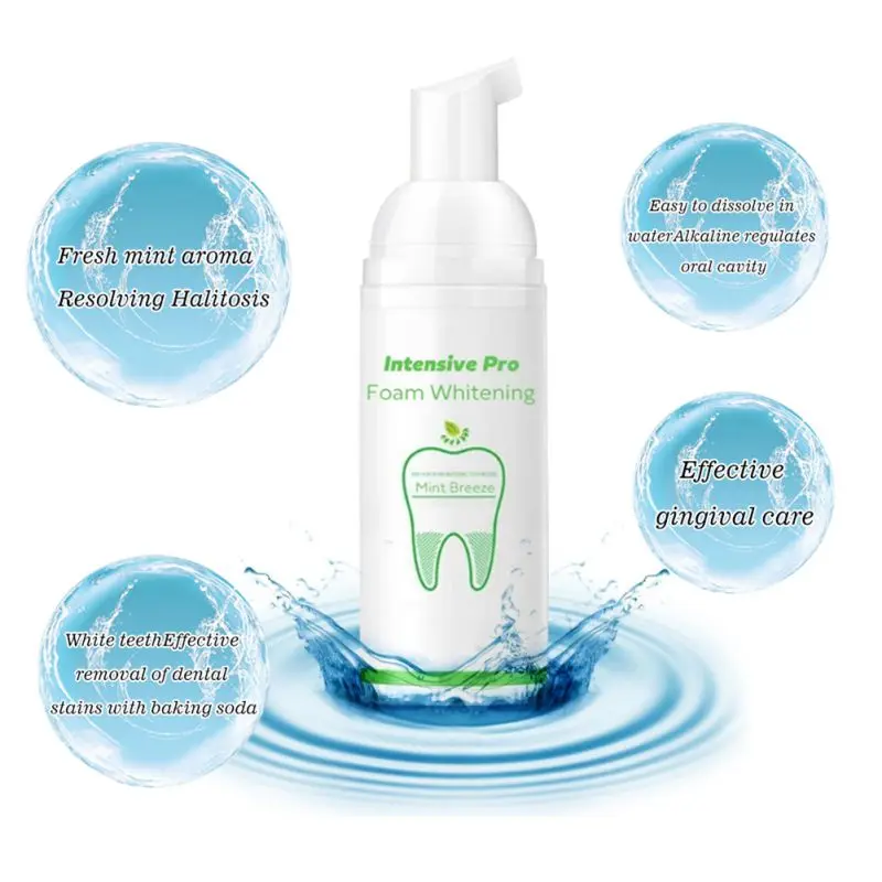 Mousse Toothpaste Foam Teeth Whitening Oral Hygiene Removes Plaque Stains Bad Breath Dental Care
Mousse Toothpaste Foam Teeth Whitening Oral Hygiene Removes Plaque Stains Bad Breath Dental Care