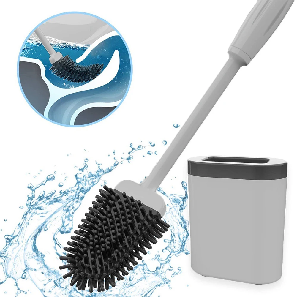 Toilet Brush Holder Set New Wall-Mounted Toilet Brush Silicone Toilet Brush Soft Hair Toilet Toilet Bathroom Accessories
Toilet Brush Holder Set New Wall-Mounted Toilet Brush Silicone Toilet Brush Soft Hair Toilet Toilet Bathroom Accessories