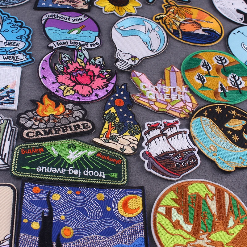 Fashion Wolf Embroidered Patches For Clothing Thermo Adhesive Patch Iron on Jackets Accessories Applique Fusible Sewing Clothes
Fashion Wolf Embroidered Patches For Clothing Thermo Adhesive Patch Iron on Jackets Accessories Applique Fusible Sewing Clothes