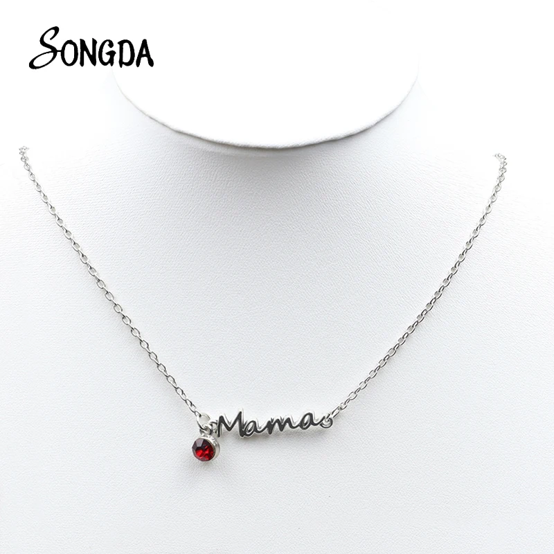 Mother's Day Mama Letter Pendant Necklace For Women Crystal Stone Charms Clavicle Chain Necklace Alloy Wholesale Jewelry Gifts
Mother's Day Mama Letter Pendant Necklace For Women Crystal Stone Charms Clavicle Chain Necklace Alloy Wholesale Jewelry Gifts