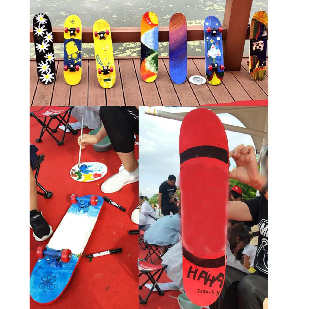 43CM Child Skateboarding Complete DIY Freehand Skateboards for Beginners Graffiti For Boys Girls Kids Single Rocker Accessories
43CM Child Skateboarding Complete DIY Freehand Skateboards for Beginners Graffiti For Boys Girls Kids Single Rocker Accessories