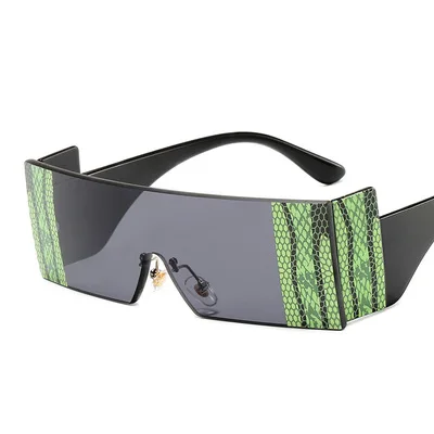 Snakeskin Sunglasses For Men And Women Personality Sunglasses European And American Popular Conjoined Frameless Trend Glasses
Snakeskin Sunglasses For Men And Women Personality Sunglasses European And American Popular Conjoined Frameless Trend Glasses