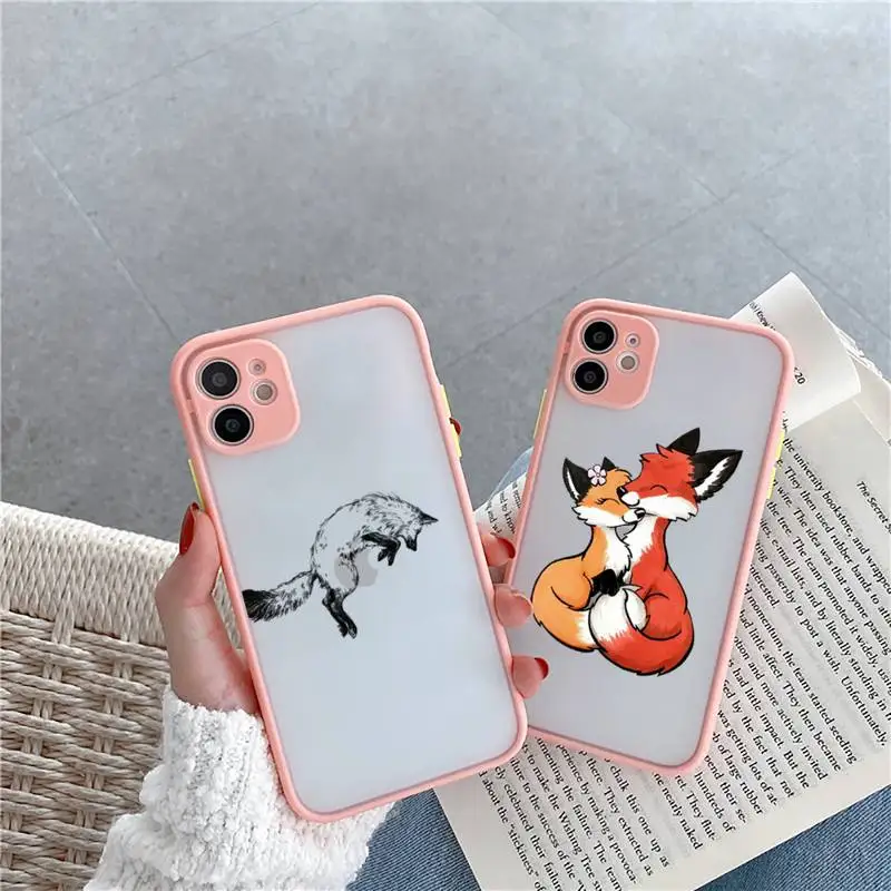 Anime funny foxs lovely cute Phone Case Matte Transparent for iPhone 7 8 11 12 s mini pro X XS XR MAX Plus cover funda
Anime funny foxs lovely cute Phone Case Matte Transparent for iPhone 7 8 11 12 s mini pro X XS XR MAX Plus cover funda
