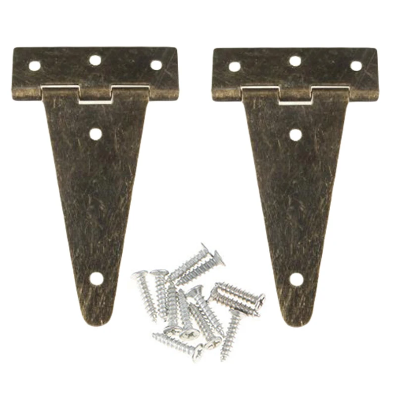 2pcs Heavy Duty Bronze Flat T Furniture Hinge Fixed Plates For Barn Gates Wooden Box Hinges For Hanging Cabinet Doors
2pcs Heavy Duty Bronze Flat T Furniture Hinge Fixed Plates For Barn Gates Wooden Box Hinges For Hanging Cabinet Doors