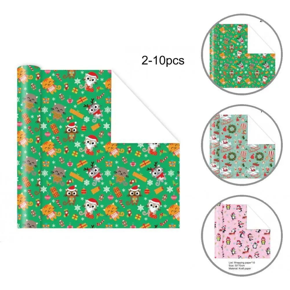 Christmas Wrapping Paper Eye-catching 7 Styles Xmas Themed Candy Wrapping Paper Wrapping Paper Wrapping Paper 10Pcs
Christmas Wrapping Paper Eye-catching 7 Styles Xmas Themed Candy Wrapping Paper Wrapping Paper Wrapping Paper 10Pcs