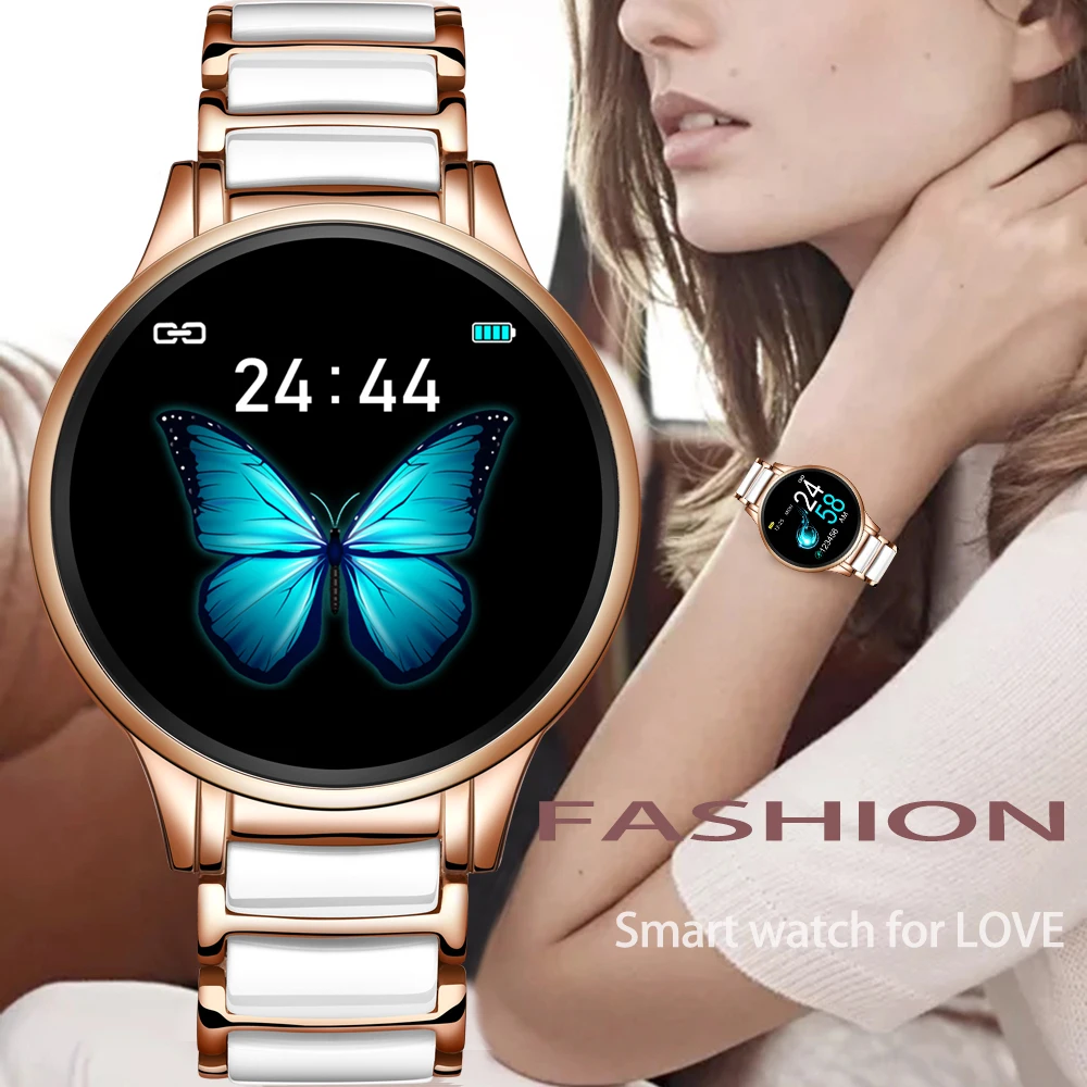 LIGE Luxury Smart Watch Women Waterproof Sports Fitness Tracker For Android ios Reloj inteligente Ceramic Strap smart watch Men
LIGE Luxury Smart Watch Women Waterproof Sports Fitness Tracker For Android ios Reloj inteligente Ceramic Strap smart watch Men