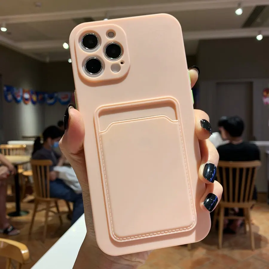 Camera Lens Protection Phone Case With Card Slot For iPhone 12 Pro Max 11 Pro XS Max XR X 8 Plus 7 Plus SE 2020 Mini Phone Cases
Camera Lens Protection Phone Case With Card Slot For iPhone 12 Pro Max 11 Pro XS Max XR X 8 Plus 7 Plus SE 2020 Mini Phone Cases