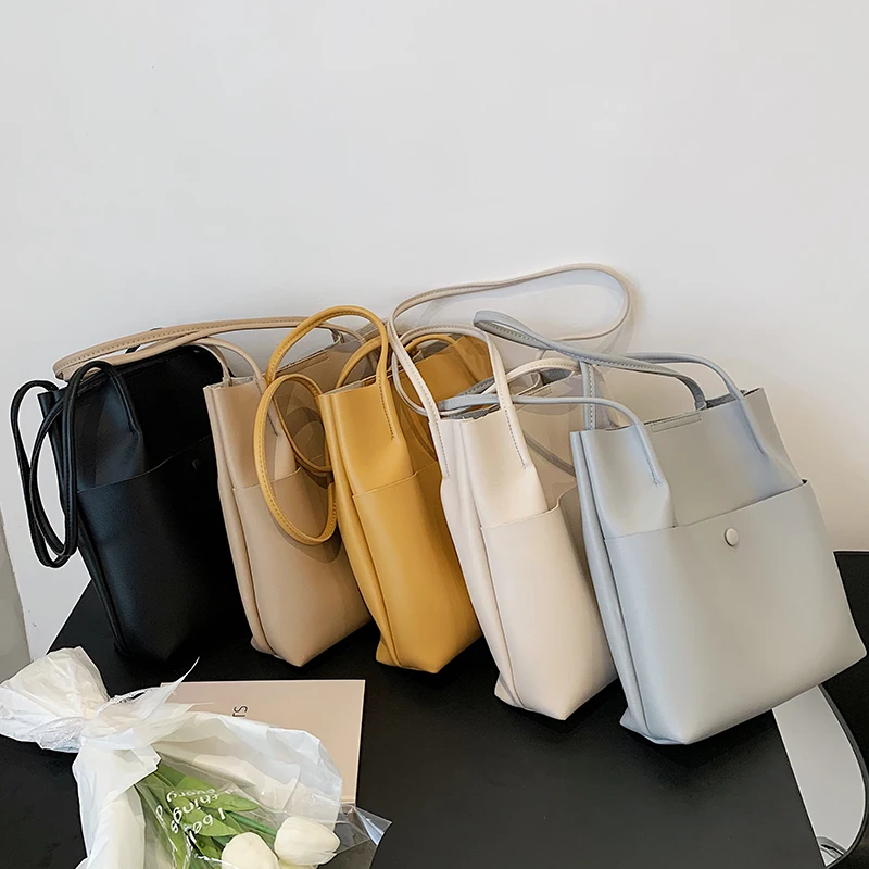Large Capacity Shoulder Bag For Women 2021 New Handbag High Quality Light For Shopping Youth Lady PU Leather Appointment Bag
Large Capacity Shoulder Bag For Women 2021 New Handbag High Quality Light For Shopping Youth Lady PU Leather Appointment Bag