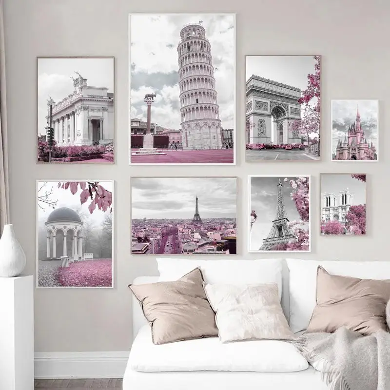 Modern Nordic Poster Wall Art Gray Pink Print European City Building Architecture Canvas Painting Home Decor Living Room Decor
Modern Nordic Poster Wall Art Gray Pink Print European City Building Architecture Canvas Painting Home Decor Living Room Decor