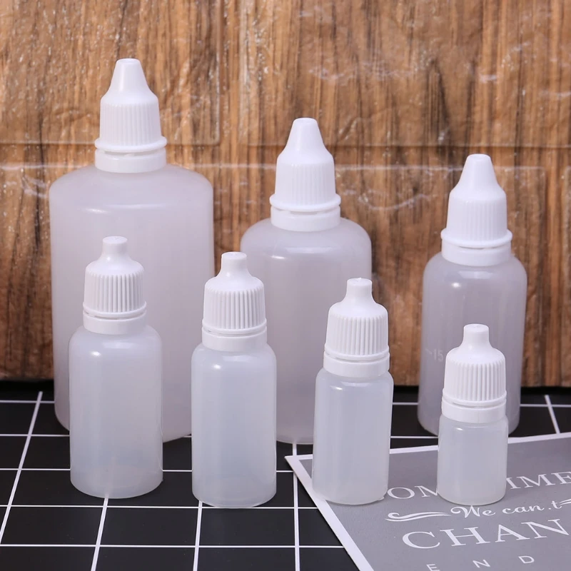10Pcs/Lot 5-100ml Empty Plastic Squeezable Dropper Bottles Eye Liquid Dropper Dispense Store For Bottle Cosmetic Women Beauty
10Pcs/Lot 5-100ml Empty Plastic Squeezable Dropper Bottles Eye Liquid Dropper Dispense Store For Bottle Cosmetic Women Beauty