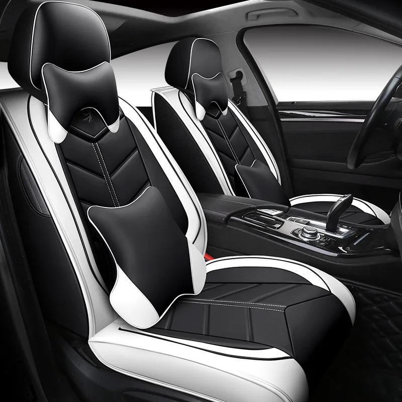 

Универсальные кожаные чехлы kalaisike для автомобильных сидений для Jaguar, все модели F-PACE XE XF XFL XJL XJ6 XK, автомобильные аксессуары, автостайлинг