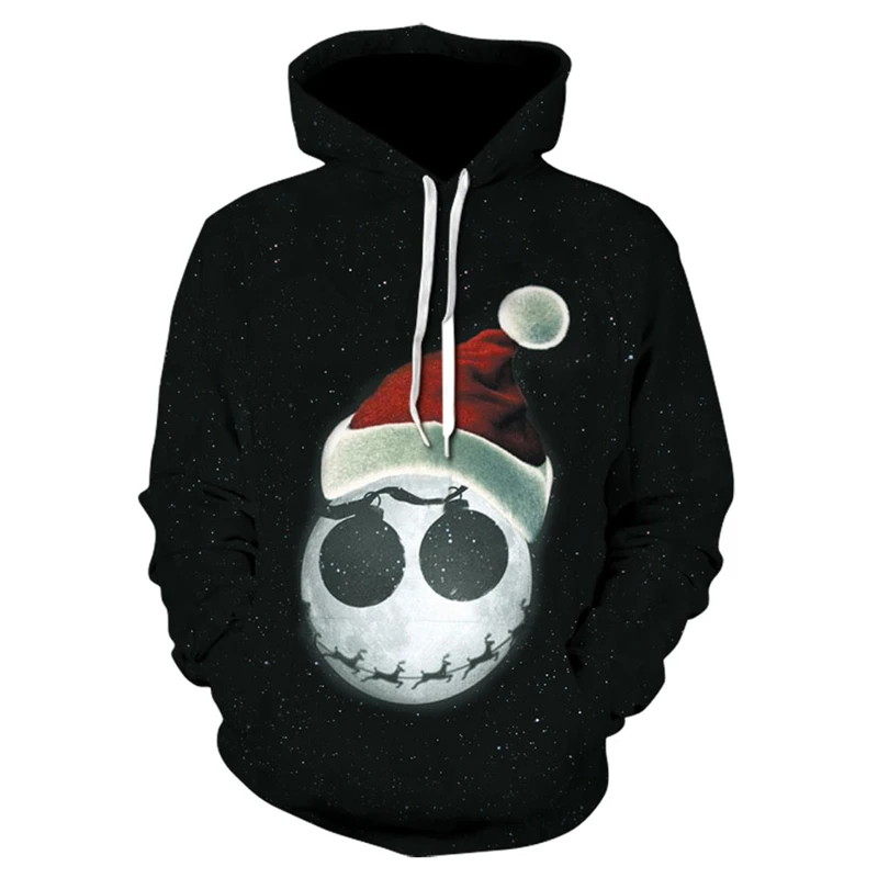 Men's 3D Anime Skull Head Christmas Print Pattern Hoodie Sweater Sweatshirt Men's Spring and Autumn 
Men's 3D Anime Skull Head Christmas Print Pattern Hoodie Sweater Sweatshirt Men's Spring and Autumn