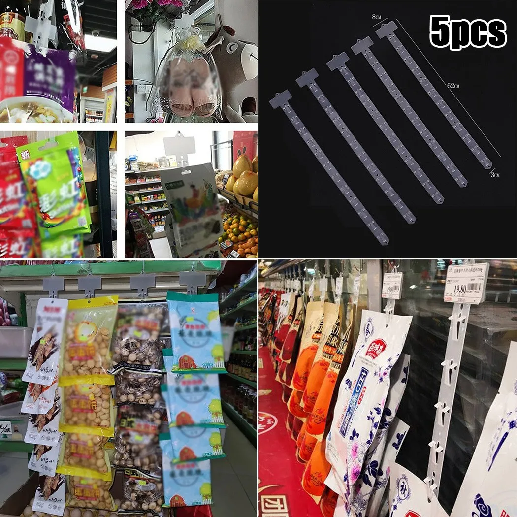 5Pcs Supermarket Snack Hanging Strips Store Hang Snacks Display Hanger Hooks Retail Merchandise Clip Strips Kitchen Storage Clip
5Pcs Supermarket Snack Hanging Strips Store Hang Snacks Display Hanger Hooks Retail Merchandise Clip Strips Kitchen Storage Clip